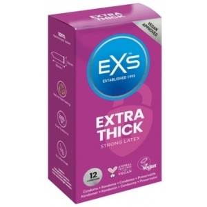 Préservatifs épais EXTRA THICK de EXS 53 mm | Boîte de 12