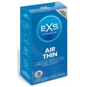 Préservatifs fins AIR THIN de EXS 56 mm | Boîte de 12