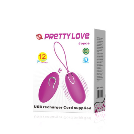 Oeuf Vibrant sans fil JOYCE 7.8 x 3.7 cm