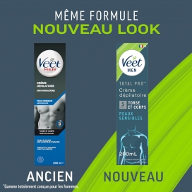 Crème dépilatoire Homme VEET MEN Peaux Sensibles 200ml 2