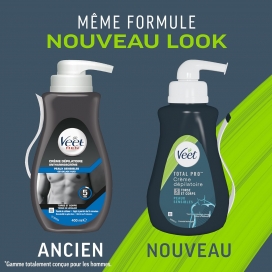 Crème dépilatoire Homme VEET MEN Peaux sensibles 400ml 2