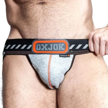 Jockstrap OXJOK PACKER Gris Noir
