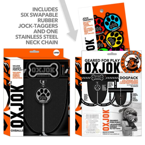 Jockstrap OXJOK DOGPACK Noir et Gris