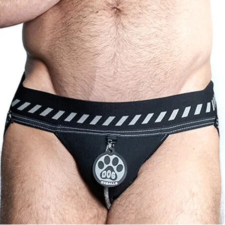 Jockstrap OXJOK DOGPACK Noir et Gris