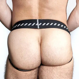 Jockstrap OXJOK DOGPACK Noir et Gris 2