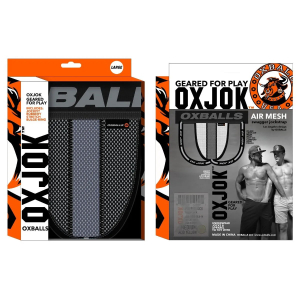Jockstrap OXJOK AIRMESH Noir Gris