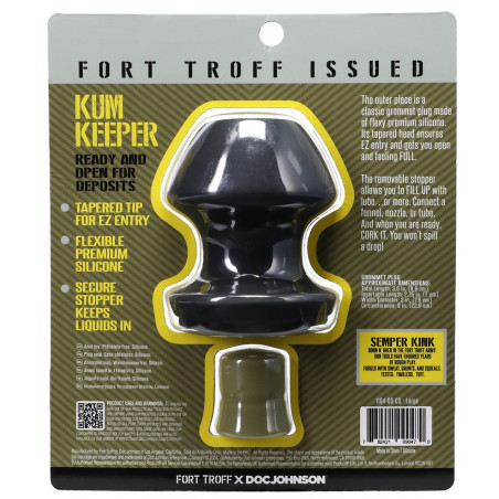 Plug tunnel KUM KEEPER L 7.5 cm par Fort Troff