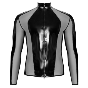 T-shirt sexy VINYL UP Noir
