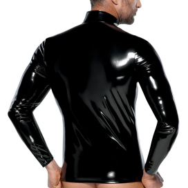 T-shirt sexy VINYL UP Noir 2