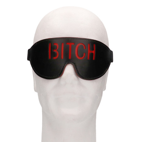 Masque BITCH Noir Rouge