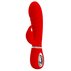 Vibro Rabbit PRESCOTT 12 x 3.9cm Rouge