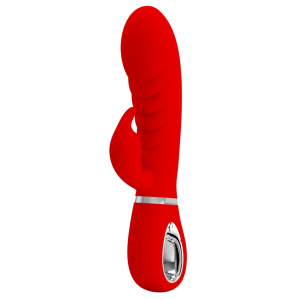 Vibro Rabbit PRESCOTT 12 x 3.9cm Rouge