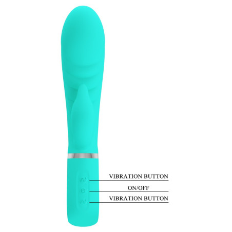 Vibro Rabbit PRESCOTT 12 x 3.9cm Turquoise
