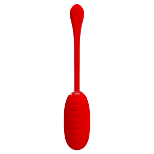 Oeuf Vibrant KIRK 8 x 3.5cm Rouge Vif