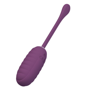 Oeuf Vibrant Sans Fil Connecté CASPER 8 x 3.5cm Violet Foncé