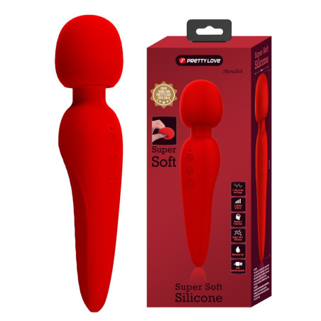Wand MEREDITH 21.5cm | Tête 50mm Rouge