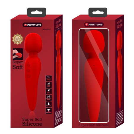 Wand MEREDITH 21.5cm | Tête 50mm Rouge
