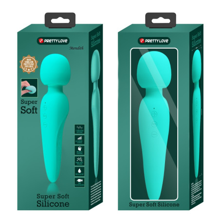 Wand MEREDITH 21.5cm | Tête 50mm Turquoise