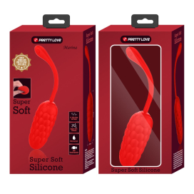 Oeuf Vibrant MARINA 8 x 3.3cm Rouge 2