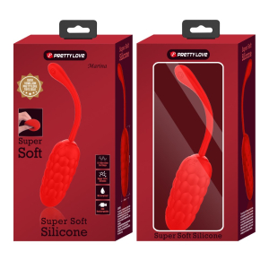 Oeuf Vibrant MARINA 8 x 3.3cm Rouge