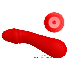 Stimulateur Prostatique CETUS 15 x 3.5cm Rouge