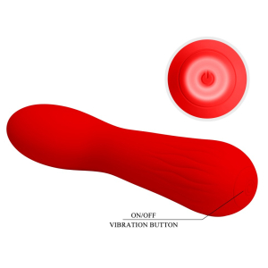 Stimulateur Prostatique Vibrant FAUN 14 x 3.4cm Rouge