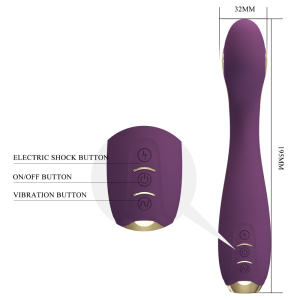 Vibro Point G Électro Connecté HECTOR 16 x 3.8cm Prune Violet