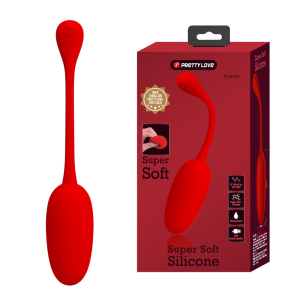 Oeuf Vibrant KNUCKER 7 x 3.3cm Rouge Vif