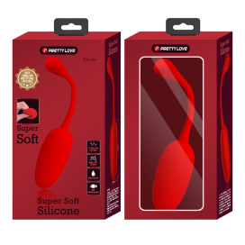 Oeuf Vibrant KNUCKER 7 x 3.3cm Rouge Vif 2