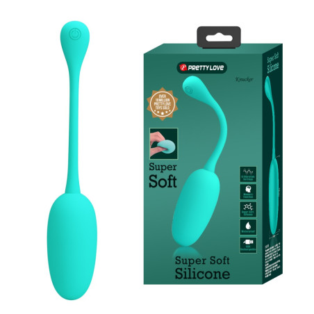 Oeuf Vibrant KNUCKER 7 x 3.3cm Turquoise Vif