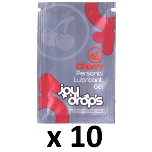 Dosettes en sachet individuel de lubrifiant arôme Cerise 5mL