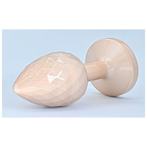 Plug Bijou IKONIK DIAMOND L 8 x 4 cm Beige