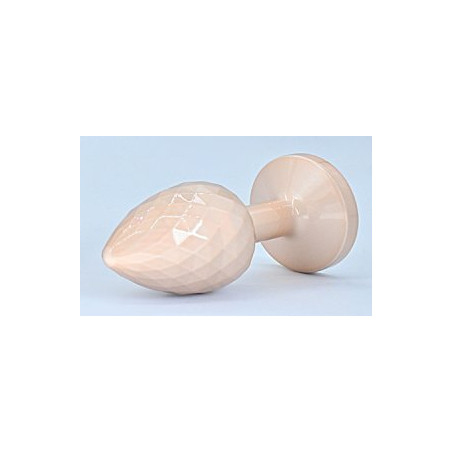 Plug Bijou IKONIK DIAMOND L 8 x 4 cm Beige