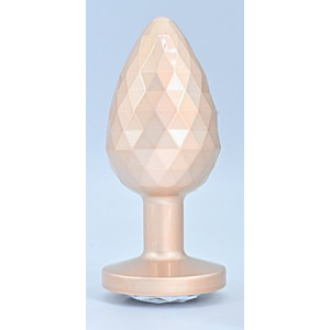Plug Bijou IKONIK DIAMOND M 7 x 3.3 cm Beige