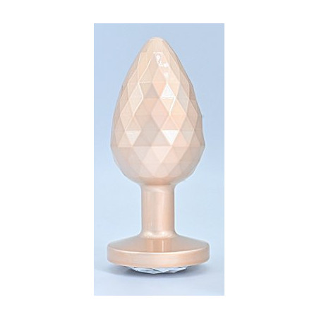Plug Bijou IKONIK DIAMOND M 7 x 3.3 cm Beige