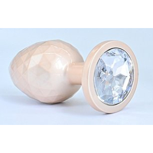 Plug Bijou IKONIK DIAMOND M 7 x 3.3 cm Beige