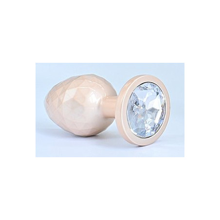 Plug Bijou IKONIK DIAMOND M 7 x 3.3 cm Beige