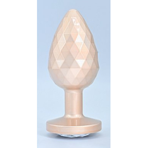 Plug Bijou IKONIK DIAMOND S 6 x 2.7cm Beige