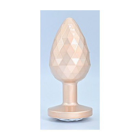Plug Bijou IKONIK DIAMOND S 6 x 2.7cm Beige