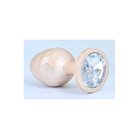 Plug Bijou IKONIK DIAMOND S 6 x 2.7cm Beige