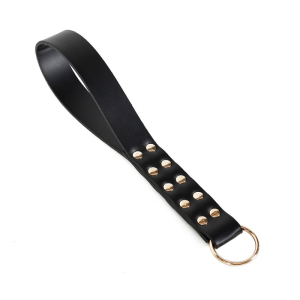 Mini paddle SLAVY noir 25 cm de BDSMaster