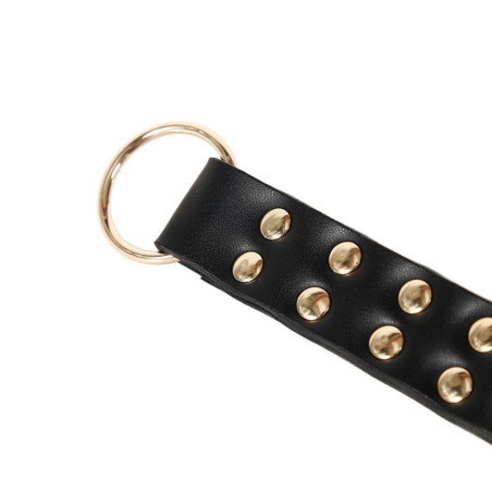 Mini paddle SLAVY noir 25 cm de BDSMaster