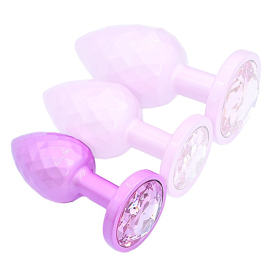 Plug Bijou IKONIK DIAMOND S 6 x 2.7cm Rose