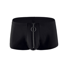 Shorty sexy avec Zip MINO Noir 2