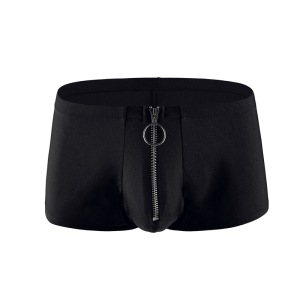 Shorty sexy avec Zip MINO Noir