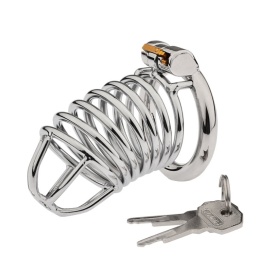 Cage de chasteté en métal REEGICK 8.5 x 3.5 cm de CockLock