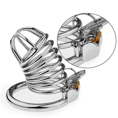 Cage de chasteté en métal REEGICK 8.5 x 3.5 cm de CockLock