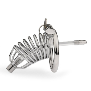 Cage de chasteté avec Tige d'urètre REEGICK 8.5 x 3.5 cm