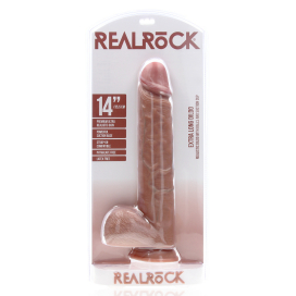 Gode Réaliste EXTRA LONG 29 x 7cm Marron 2