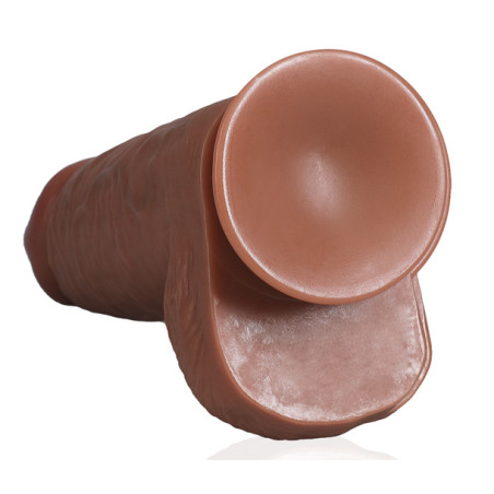 Gode Réaliste EXTRA THICK 18 x 7.5cm Marron
